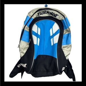 Babolat Pure Drive Pack Tennis Racquet Backpack Racket Bag Black silver Blue